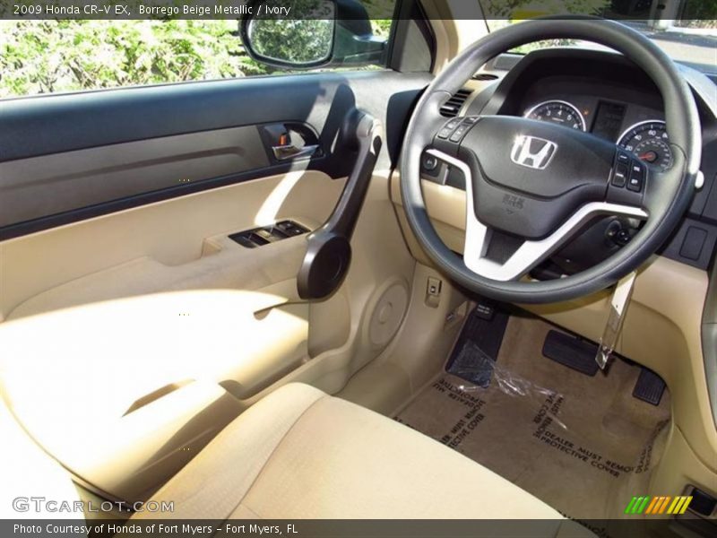 Borrego Beige Metallic / Ivory 2009 Honda CR-V EX