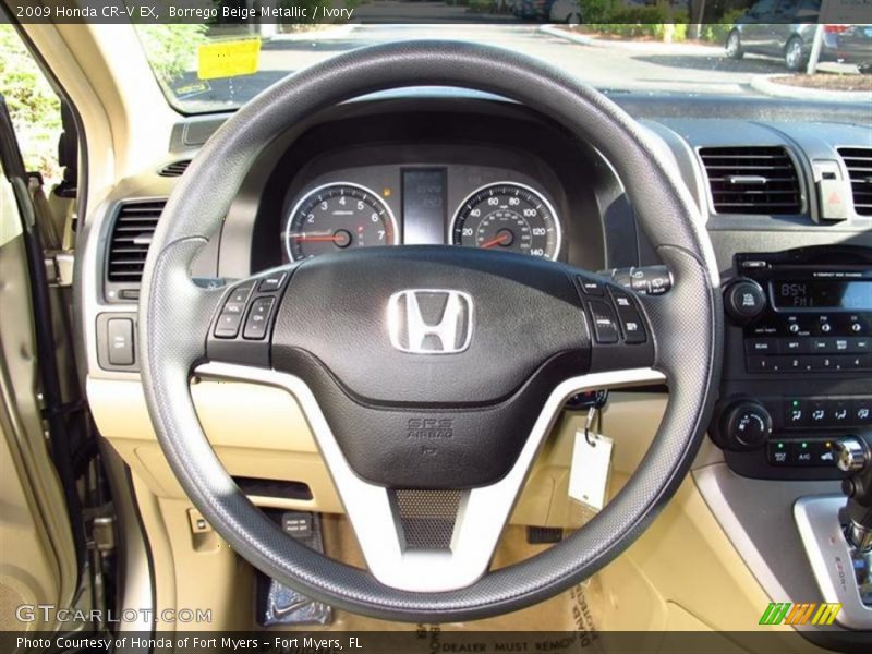 Borrego Beige Metallic / Ivory 2009 Honda CR-V EX