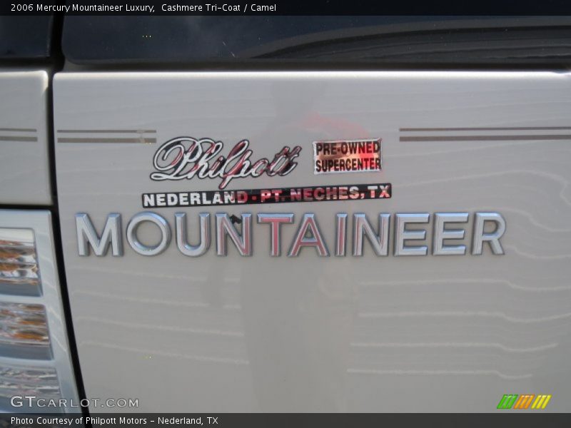 Cashmere Tri-Coat / Camel 2006 Mercury Mountaineer Luxury