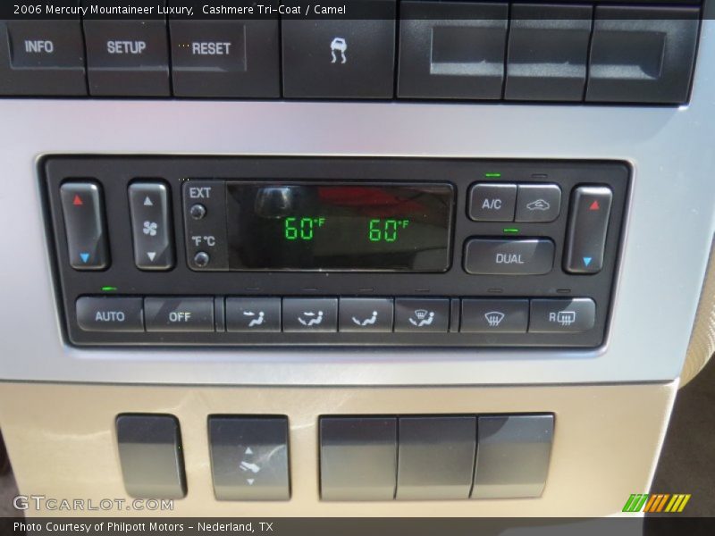 Controls of 2006 Mountaineer Luxury