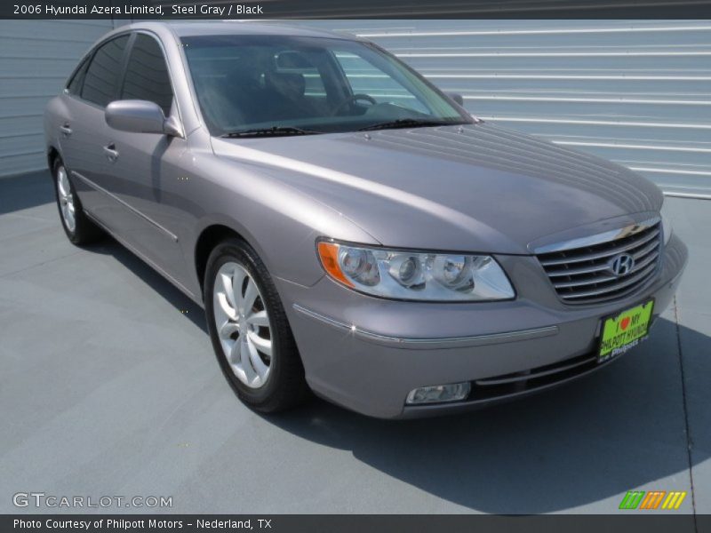 Steel Gray / Black 2006 Hyundai Azera Limited
