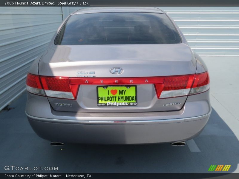 Steel Gray / Black 2006 Hyundai Azera Limited