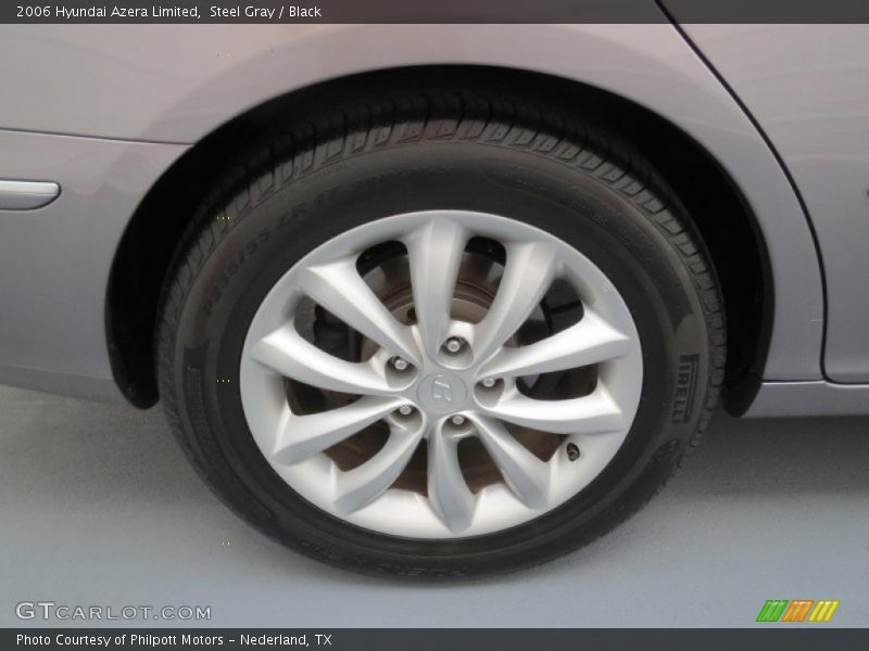 Steel Gray / Black 2006 Hyundai Azera Limited