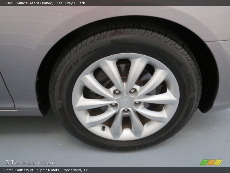 Steel Gray / Black 2006 Hyundai Azera Limited