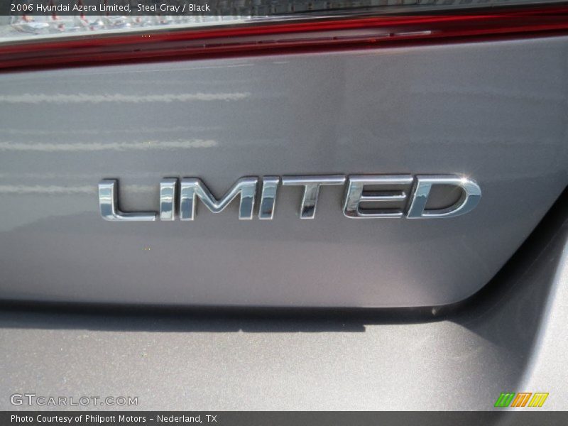 Steel Gray / Black 2006 Hyundai Azera Limited