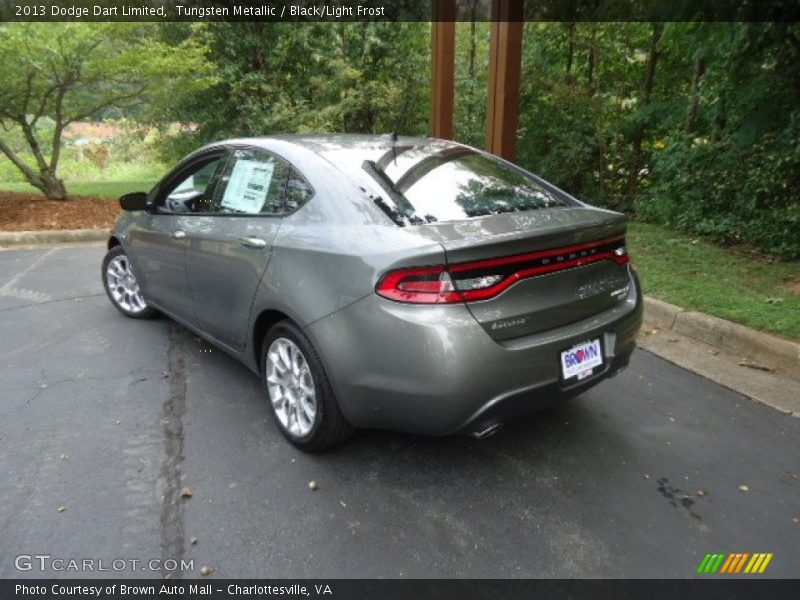 Tungsten Metallic / Black/Light Frost 2013 Dodge Dart Limited
