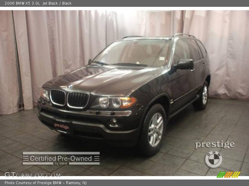 Jet Black / Black 2006 BMW X5 3.0i