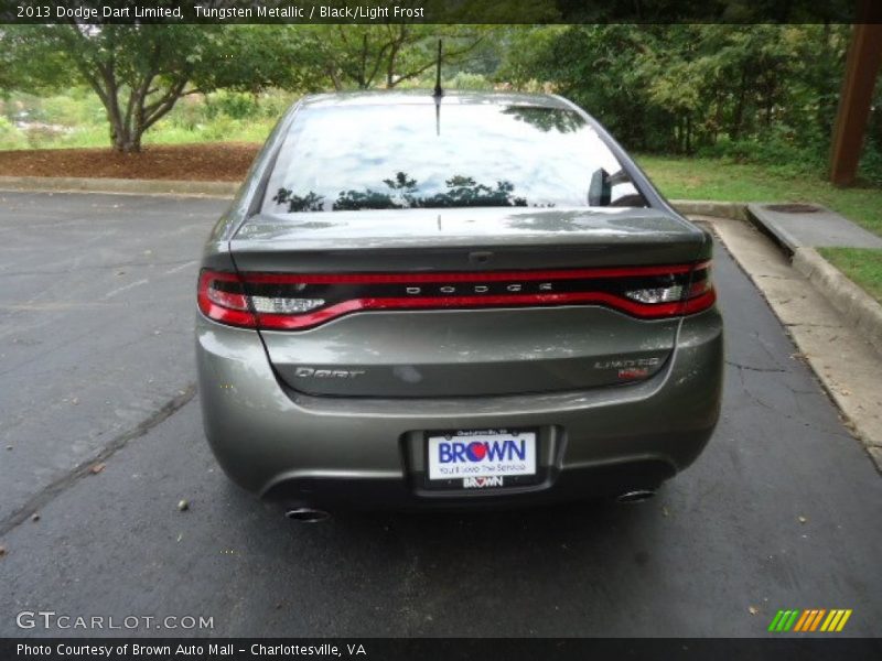 Tungsten Metallic / Black/Light Frost 2013 Dodge Dart Limited