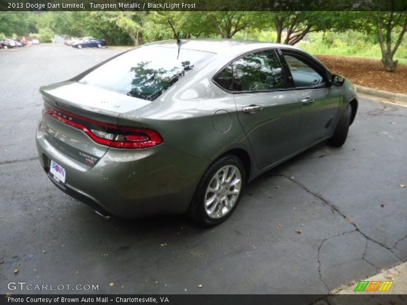 Tungsten Metallic / Black/Light Frost 2013 Dodge Dart Limited
