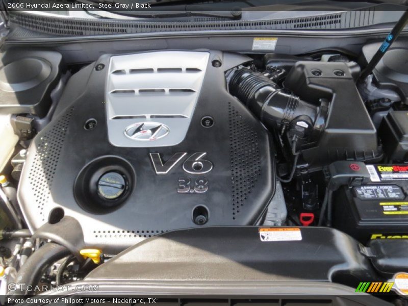 Steel Gray / Black 2006 Hyundai Azera Limited
