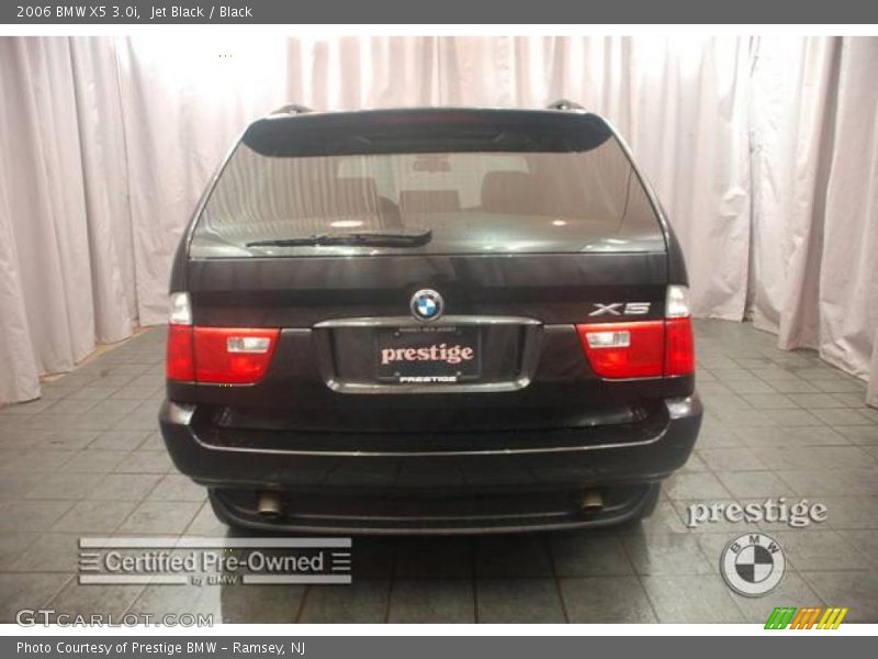 Jet Black / Black 2006 BMW X5 3.0i