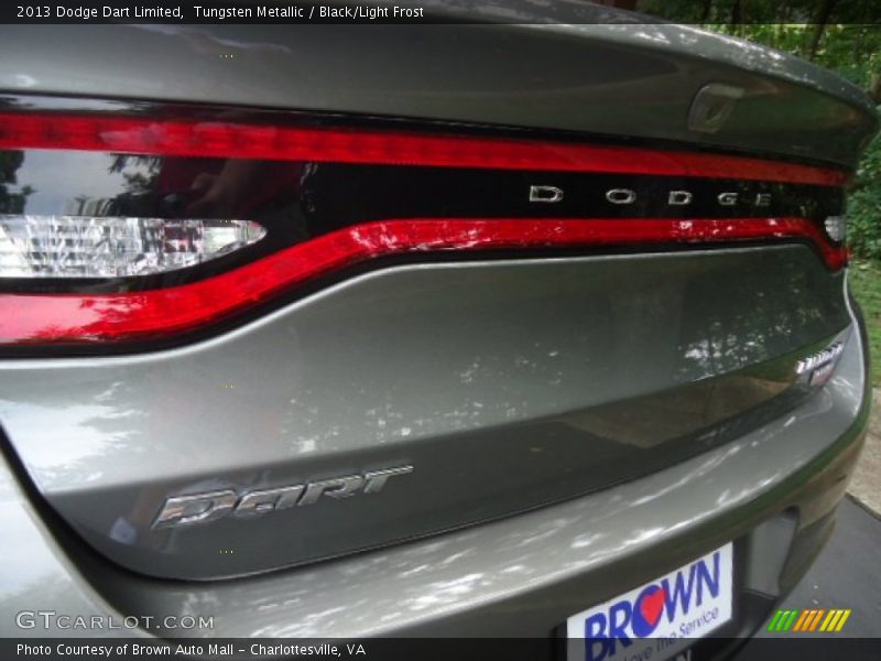 Tungsten Metallic / Black/Light Frost 2013 Dodge Dart Limited