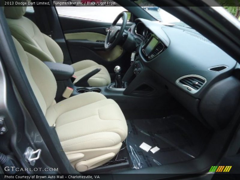 Tungsten Metallic / Black/Light Frost 2013 Dodge Dart Limited