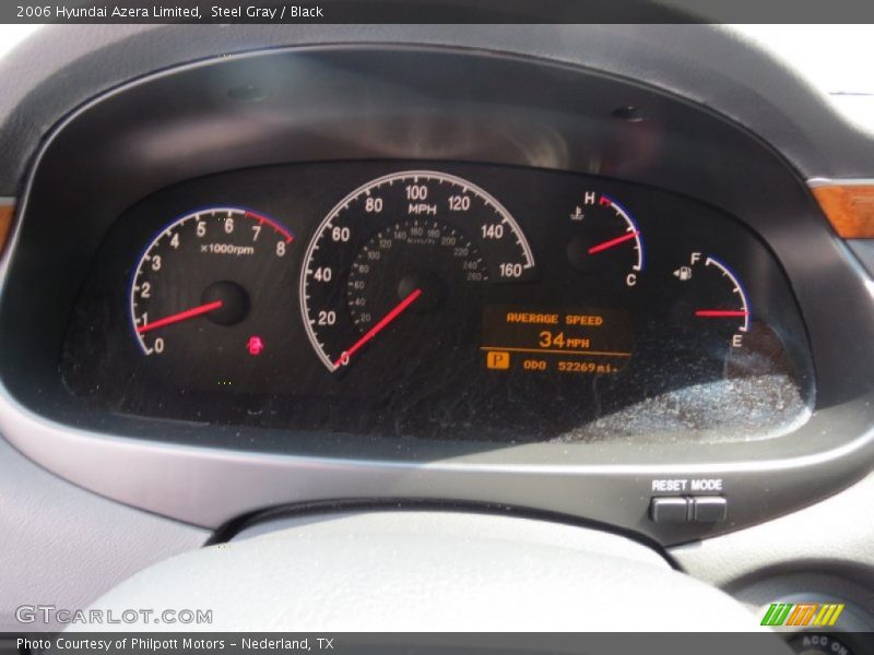 Steel Gray / Black 2006 Hyundai Azera Limited