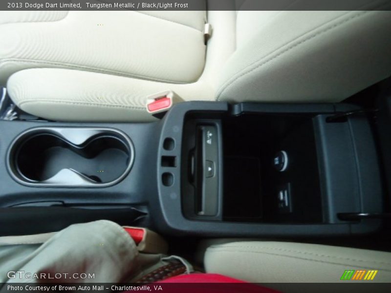 Tungsten Metallic / Black/Light Frost 2013 Dodge Dart Limited