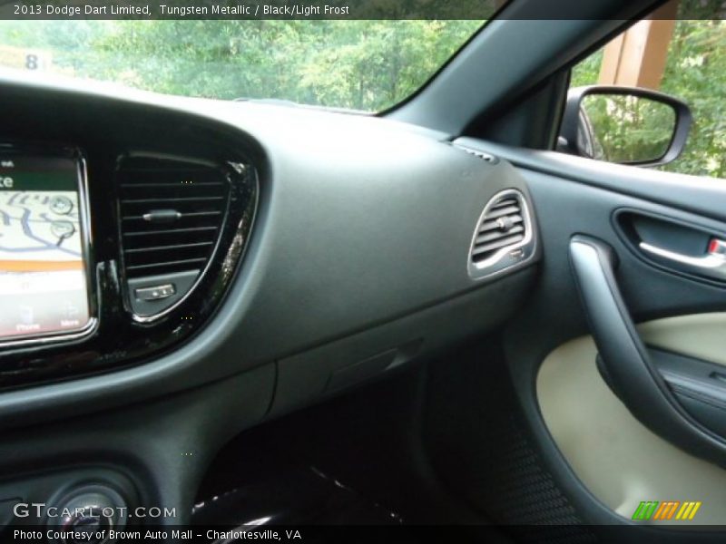 Tungsten Metallic / Black/Light Frost 2013 Dodge Dart Limited