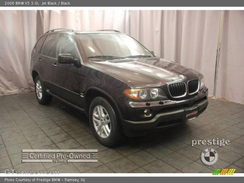 Jet Black / Black 2006 BMW X5 3.0i