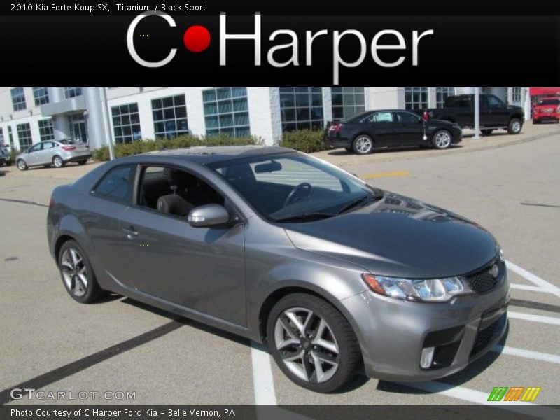 Titanium / Black Sport 2010 Kia Forte Koup SX