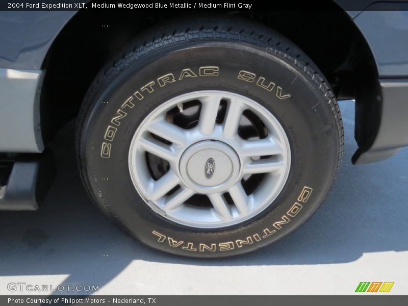 Medium Wedgewood Blue Metallic / Medium Flint Gray 2004 Ford Expedition XLT
