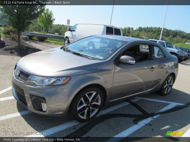 Titanium / Black Sport 2010 Kia Forte Koup SX