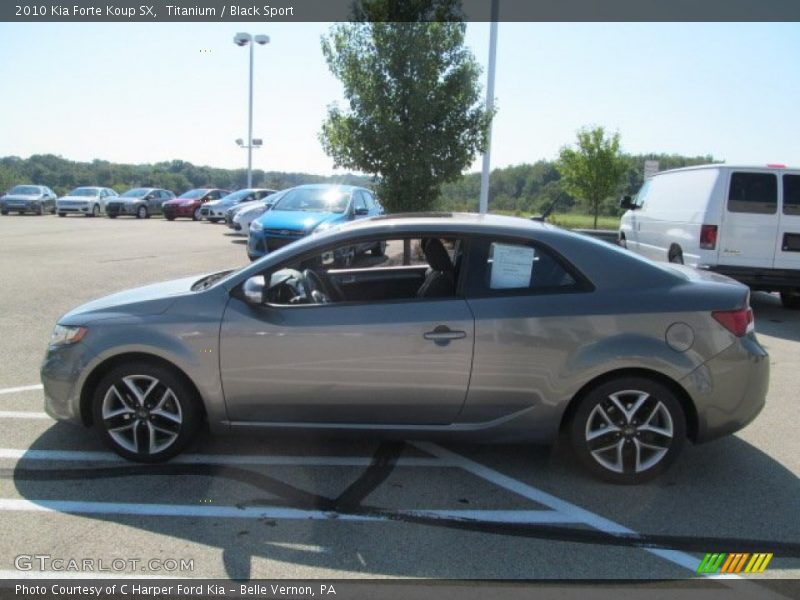 Titanium / Black Sport 2010 Kia Forte Koup SX