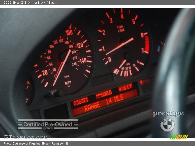 Jet Black / Black 2006 BMW X5 3.0i