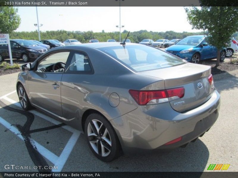 Titanium / Black Sport 2010 Kia Forte Koup SX