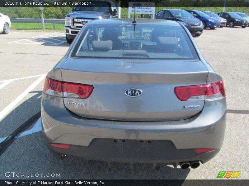 Titanium / Black Sport 2010 Kia Forte Koup SX