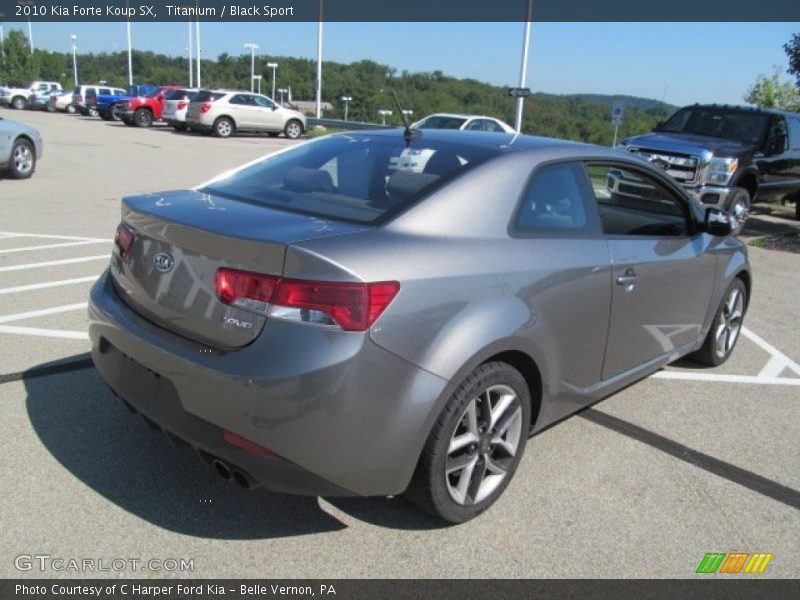 Titanium / Black Sport 2010 Kia Forte Koup SX