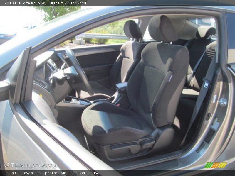 Front Seat of 2010 Forte Koup SX