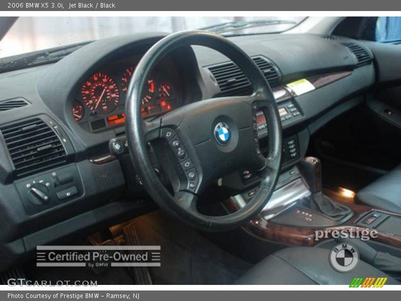 Jet Black / Black 2006 BMW X5 3.0i