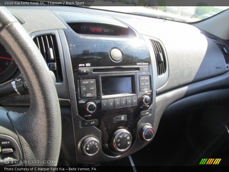 Titanium / Black Sport 2010 Kia Forte Koup SX