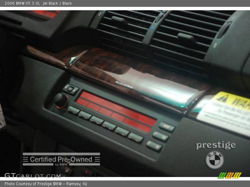 Jet Black / Black 2006 BMW X5 3.0i
