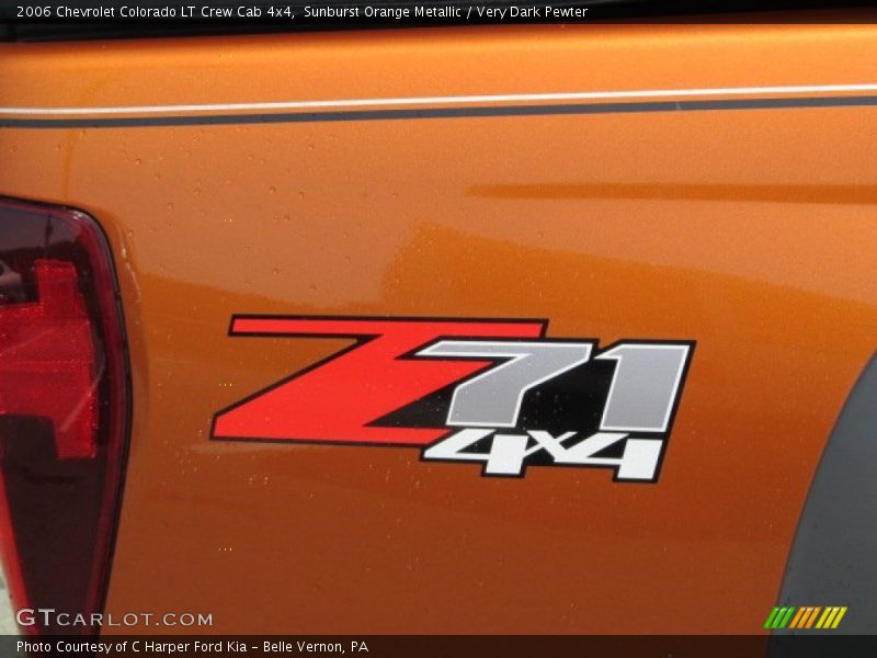 Sunburst Orange Metallic / Very Dark Pewter 2006 Chevrolet Colorado LT Crew Cab 4x4