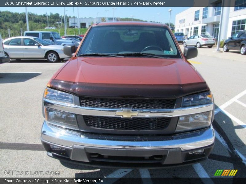 Sunburst Orange Metallic / Very Dark Pewter 2006 Chevrolet Colorado LT Crew Cab 4x4