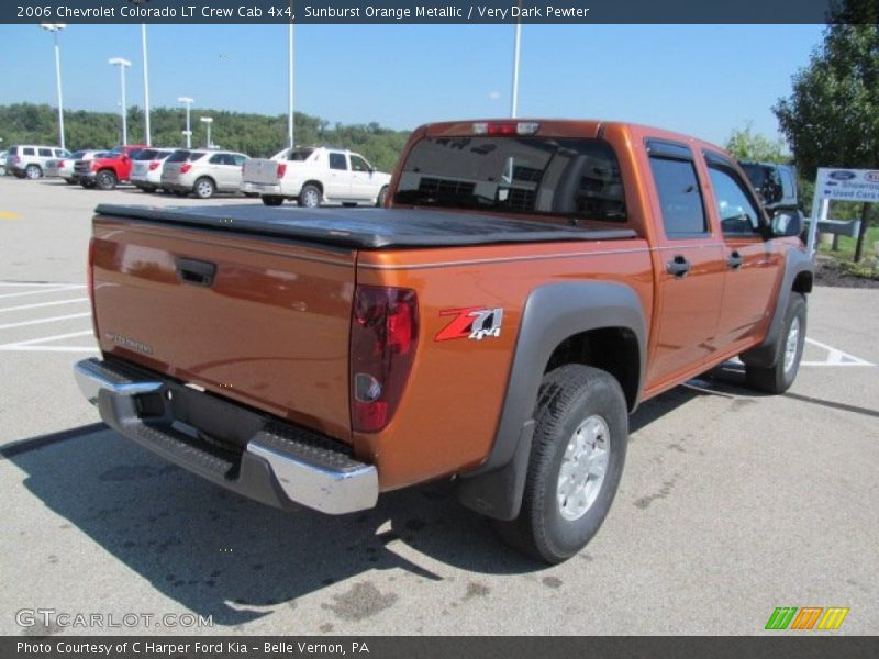Sunburst Orange Metallic / Very Dark Pewter 2006 Chevrolet Colorado LT Crew Cab 4x4