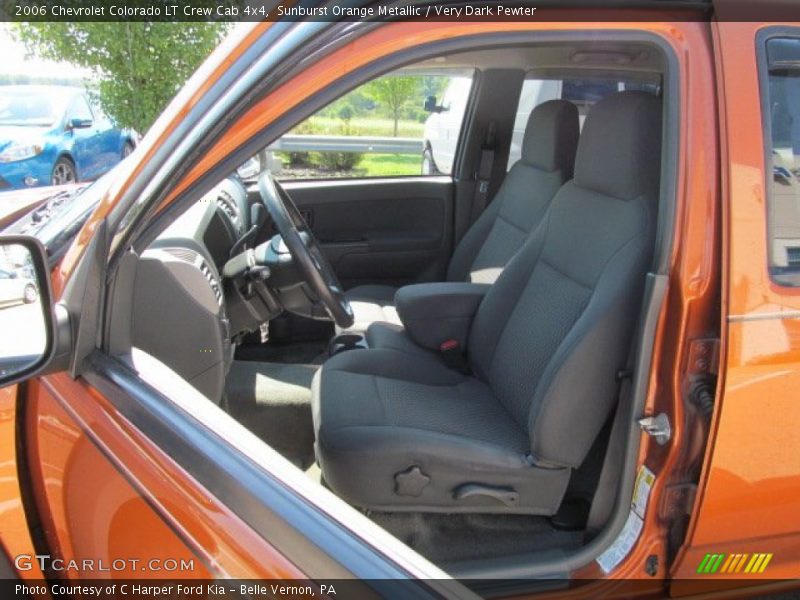 Sunburst Orange Metallic / Very Dark Pewter 2006 Chevrolet Colorado LT Crew Cab 4x4