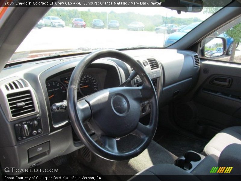 Sunburst Orange Metallic / Very Dark Pewter 2006 Chevrolet Colorado LT Crew Cab 4x4