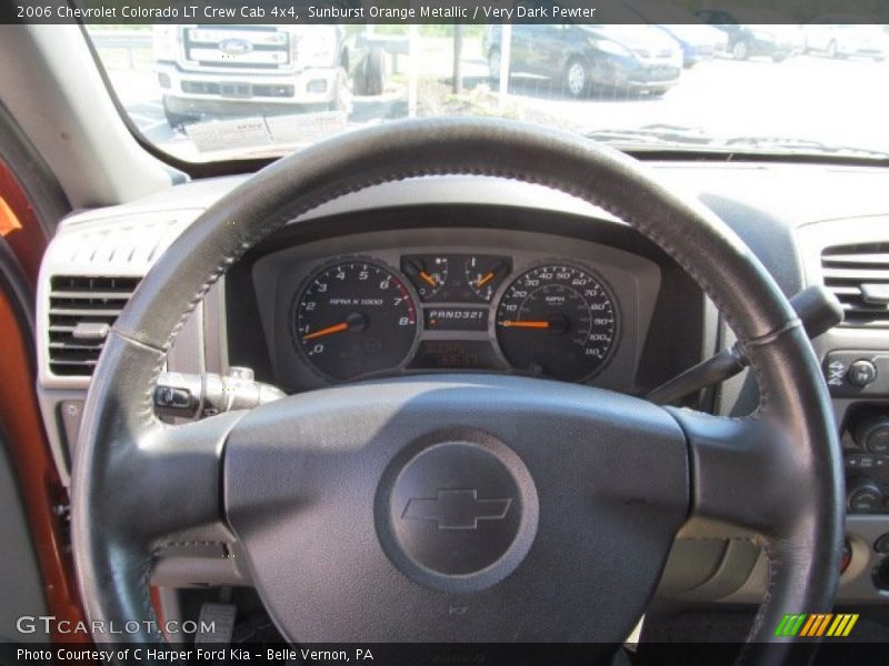 Sunburst Orange Metallic / Very Dark Pewter 2006 Chevrolet Colorado LT Crew Cab 4x4