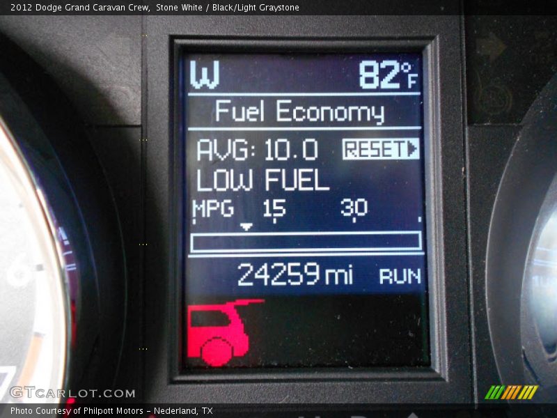 Stone White / Black/Light Graystone 2012 Dodge Grand Caravan Crew