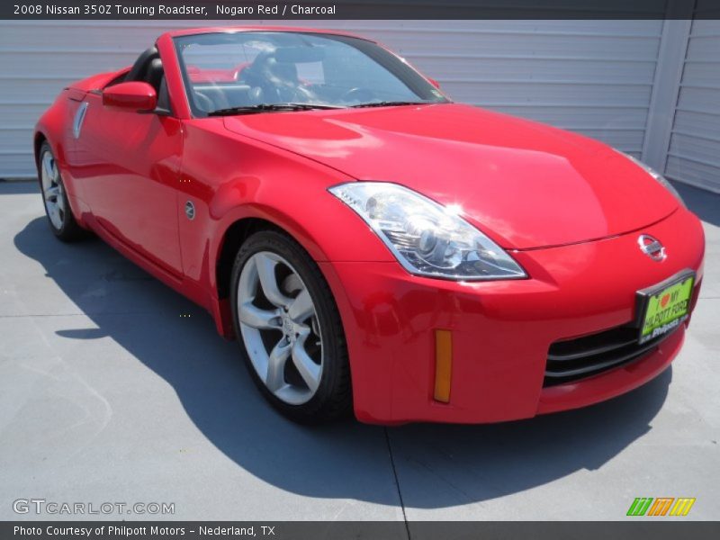 Nogaro Red / Charcoal 2008 Nissan 350Z Touring Roadster