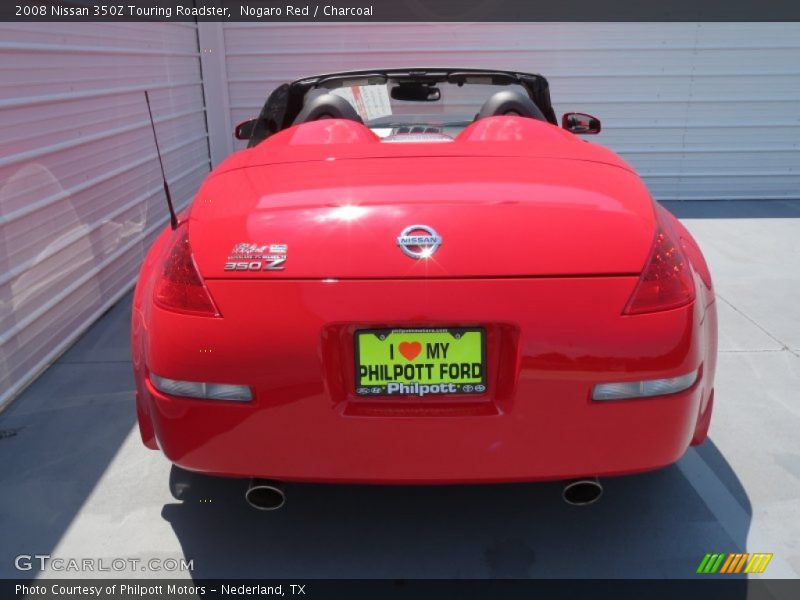 Nogaro Red / Charcoal 2008 Nissan 350Z Touring Roadster