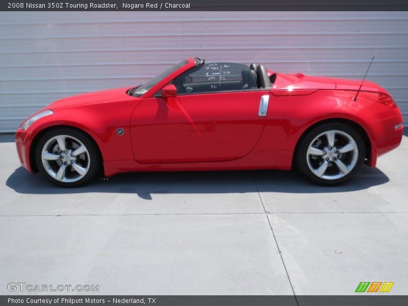 Nogaro Red / Charcoal 2008 Nissan 350Z Touring Roadster