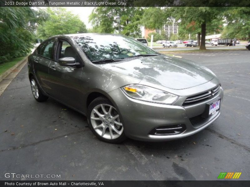 Tungsten Metallic / Black/Light Diesel Gray 2013 Dodge Dart SXT