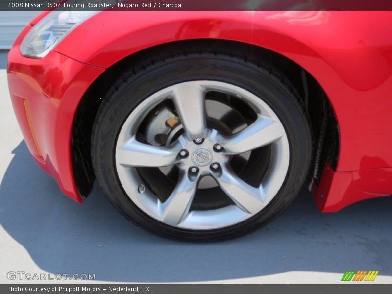 Nogaro Red / Charcoal 2008 Nissan 350Z Touring Roadster