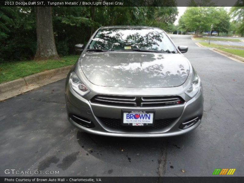 Tungsten Metallic / Black/Light Diesel Gray 2013 Dodge Dart SXT