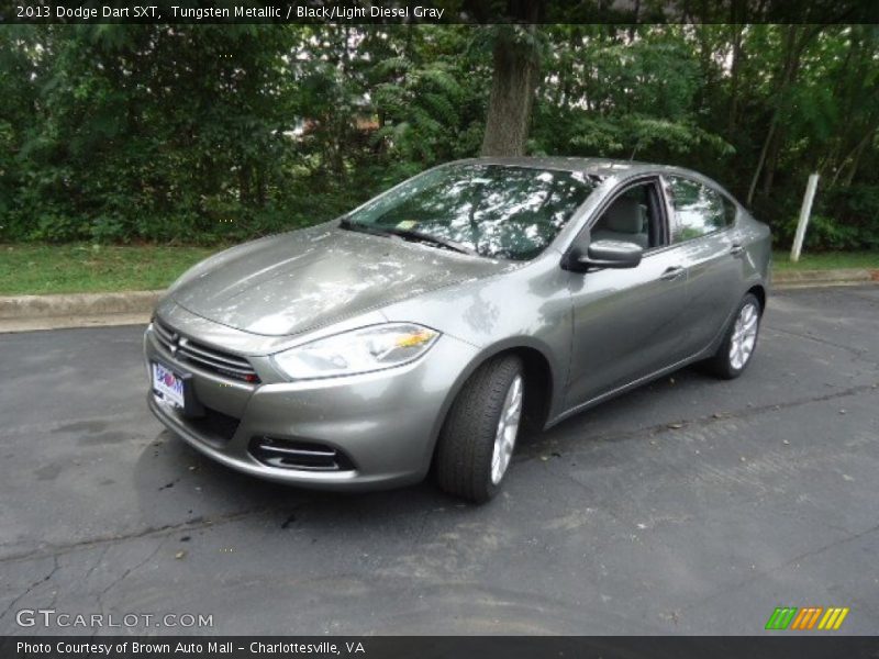 Tungsten Metallic / Black/Light Diesel Gray 2013 Dodge Dart SXT
