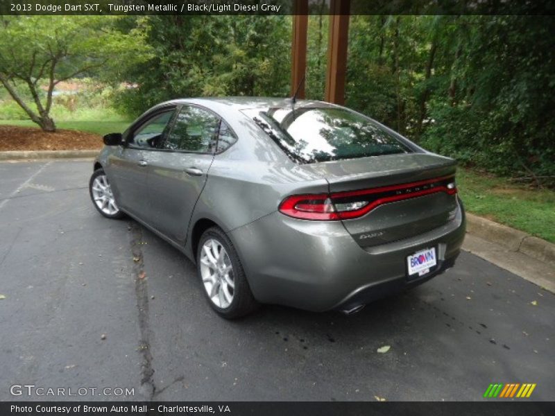 Tungsten Metallic / Black/Light Diesel Gray 2013 Dodge Dart SXT