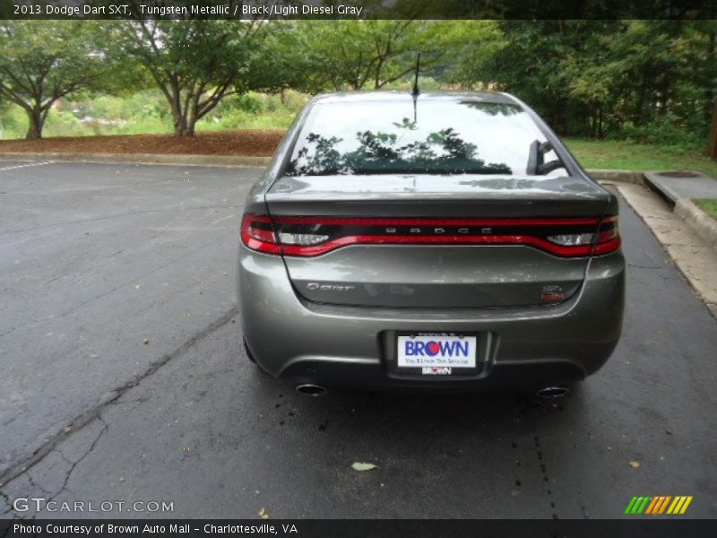 Tungsten Metallic / Black/Light Diesel Gray 2013 Dodge Dart SXT