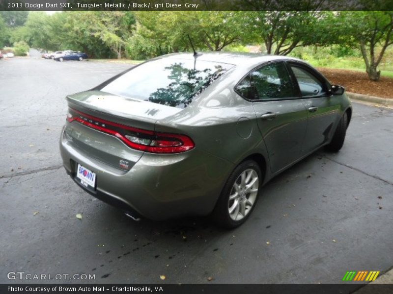 Tungsten Metallic / Black/Light Diesel Gray 2013 Dodge Dart SXT